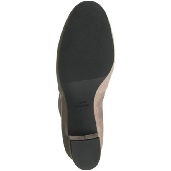 NEW STUART WEITZMAN Sofia Stretch Bootie Topo Suede SIZE 8.5B/100%AUTHENTIC - Picture 3 of 4